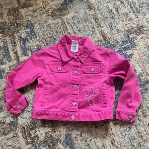 Disney Store Pink Embroidered Cinderella Jacket